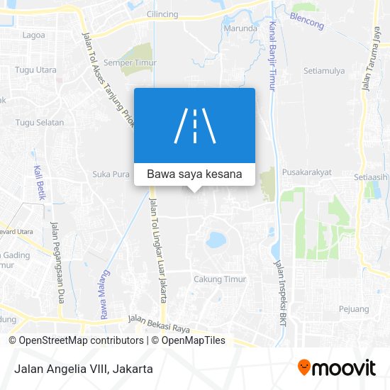 Peta Jalan Angelia VIII
