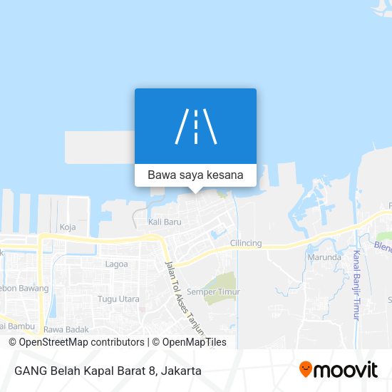 Peta GANG Belah Kapal Barat 8