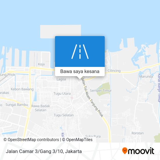 Peta Jalan Camar 3/Gang 3/10