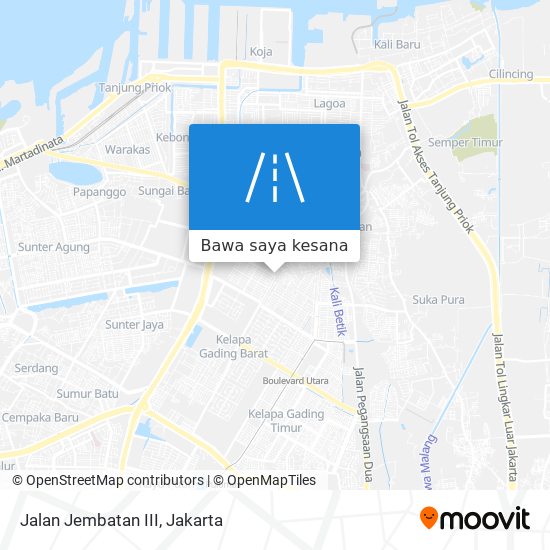 Peta Jalan Jembatan III