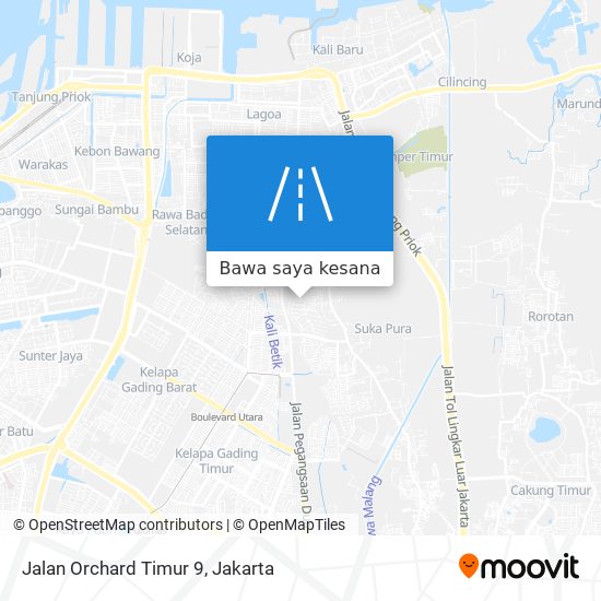 Peta Jalan Orchard Timur 9