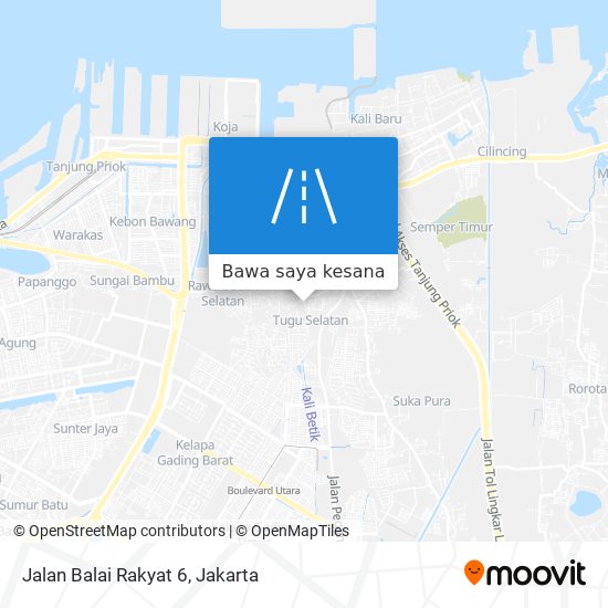 Peta Jalan Balai Rakyat 6