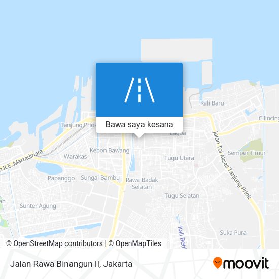 Peta Jalan Rawa Binangun II