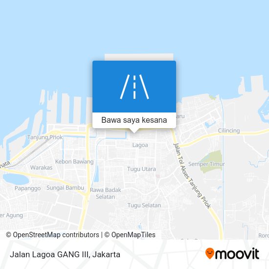 Peta Jalan Lagoa GANG III
