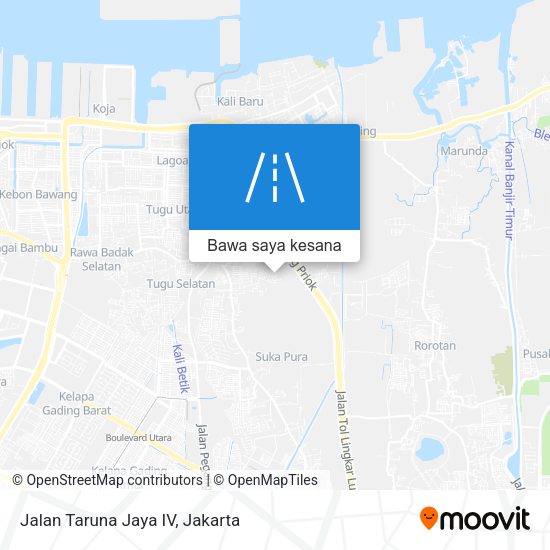 Peta Jalan Taruna Jaya IV