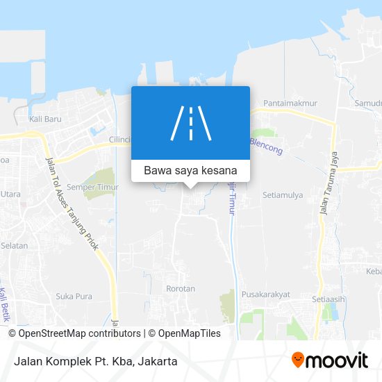 Peta Jalan Komplek Pt. Kba