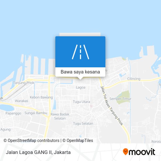 Peta Jalan Lagoa GANG II