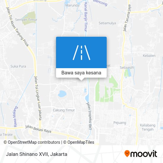 Peta Jalan Shinano XVII