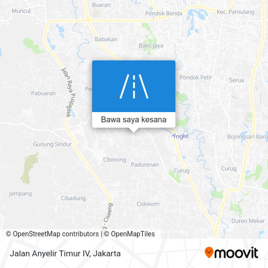 Peta Jalan Anyelir Timur IV