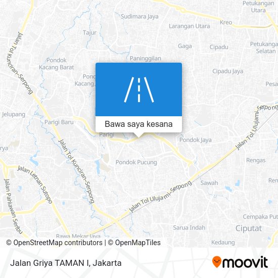 Peta Jalan Griya TAMAN I