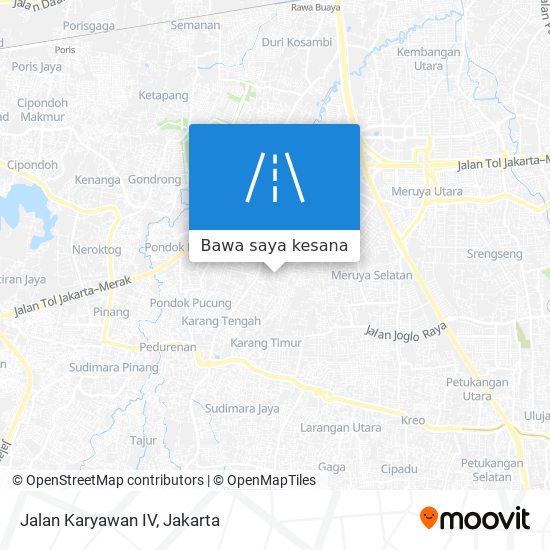 Peta Jalan Karyawan IV