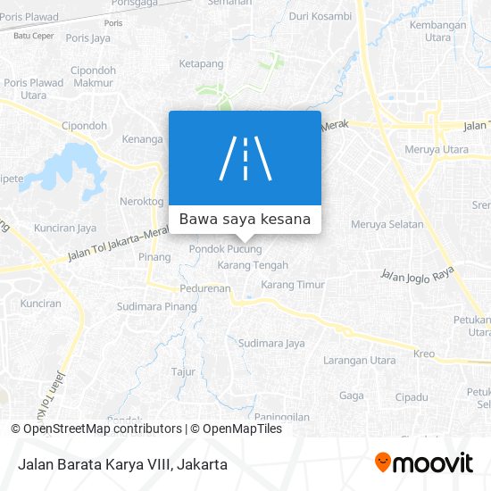 Peta Jalan Barata Karya VIII