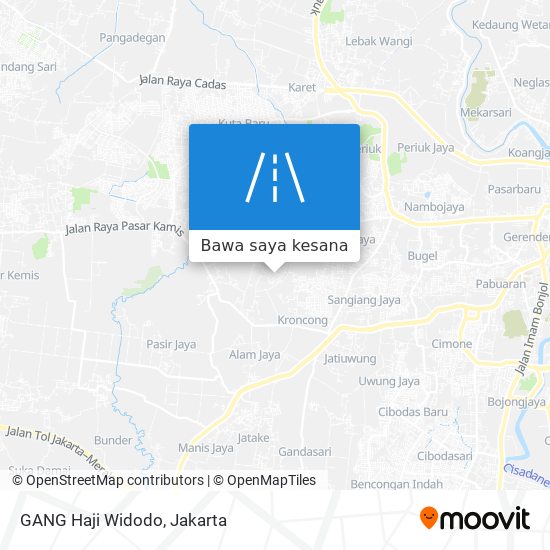 Peta GANG Haji Widodo