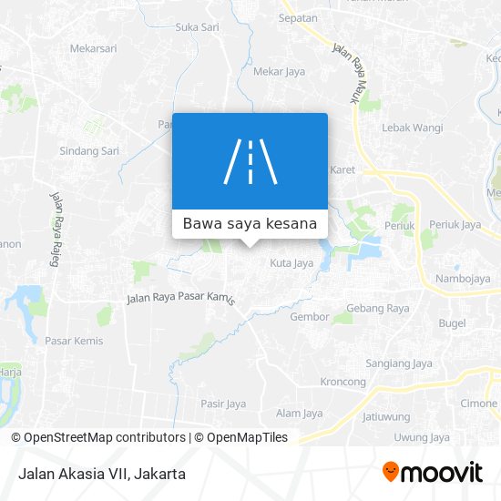 Peta Jalan Akasia VII