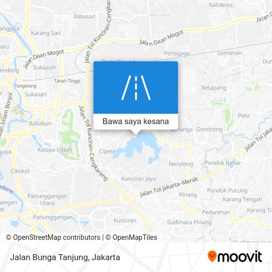 Peta Jalan Bunga Tanjung