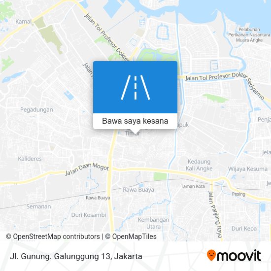Peta Jl. Gunung. Galunggung 13