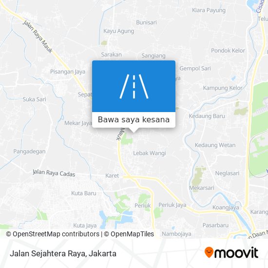 Peta Jalan Sejahtera Raya