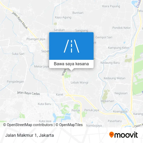 Peta Jalan Makmur 1