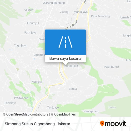 Peta Simpang Susun Cigombong