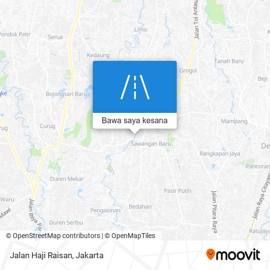 Peta Jalan Haji Raisan