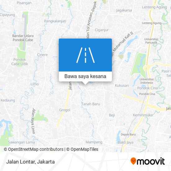 Peta Jalan Lontar