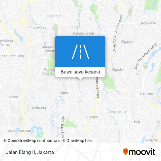 Peta Jalan Elang II