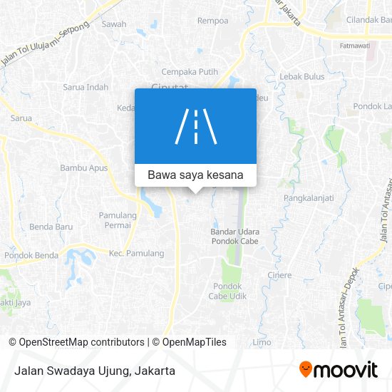 Peta Jalan Swadaya Ujung