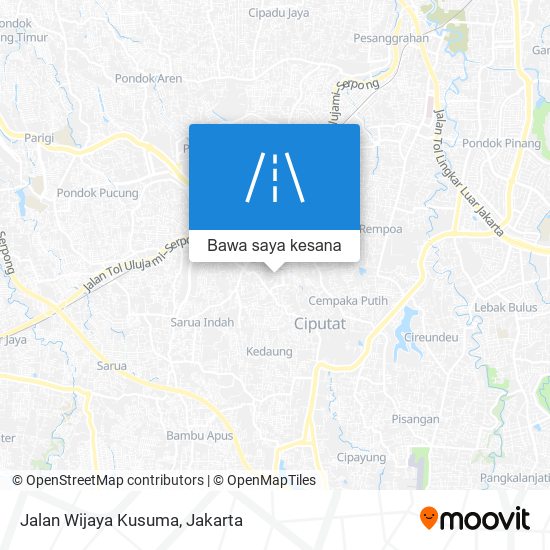 Peta Jalan Wijaya Kusuma