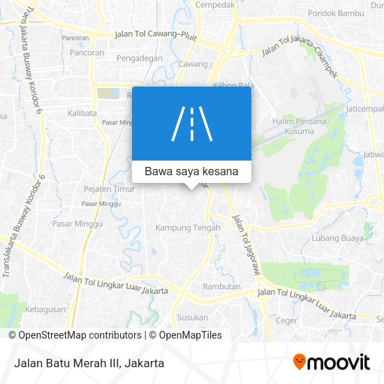 Peta Jalan Batu Merah III