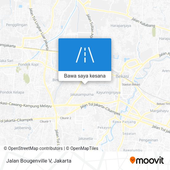 Peta Jalan Bougenville V