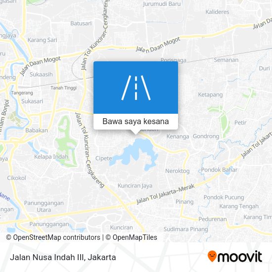 Peta Jalan Nusa Indah III