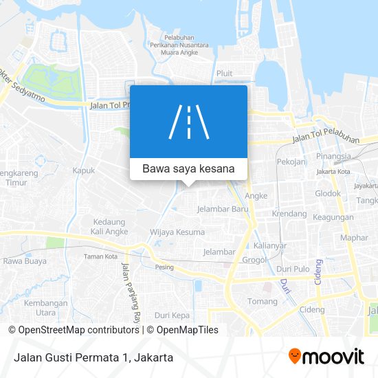 Peta Jalan Gusti Permata 1