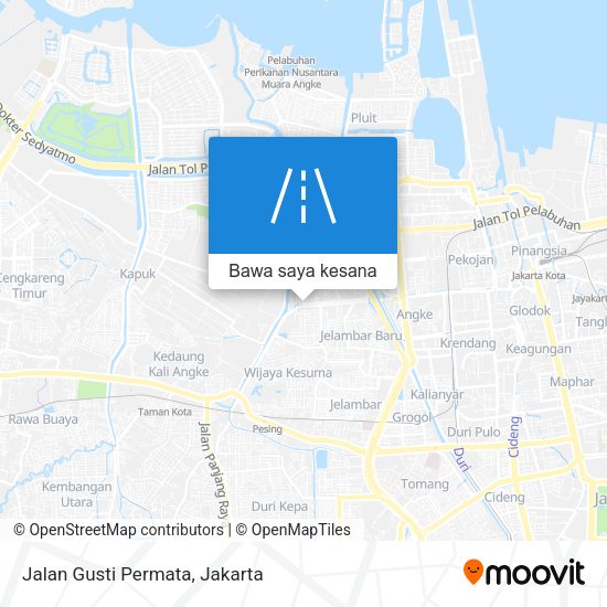 Peta Jalan Gusti Permata