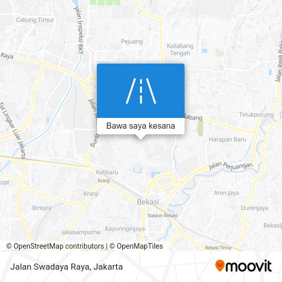 Peta Jalan Swadaya Raya