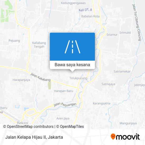 Peta Jalan Kelapa Hijau II