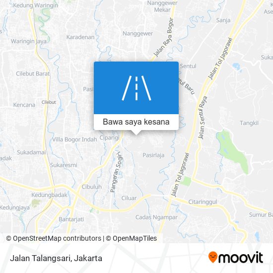 Peta Jalan Talangsari