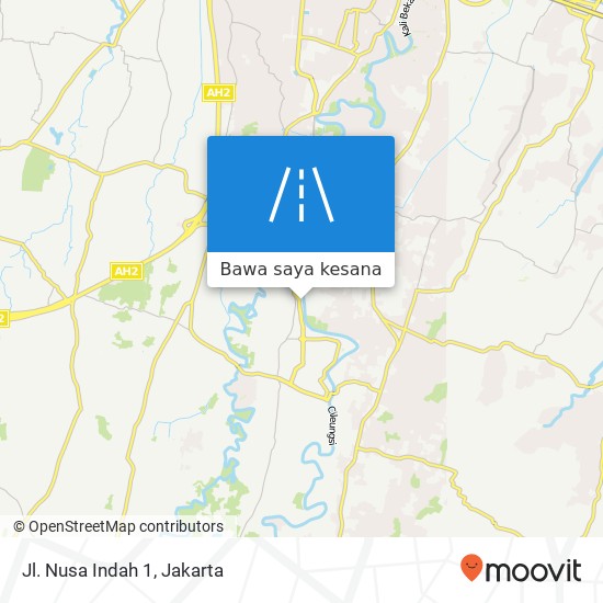 Peta Jl. Nusa Indah 1