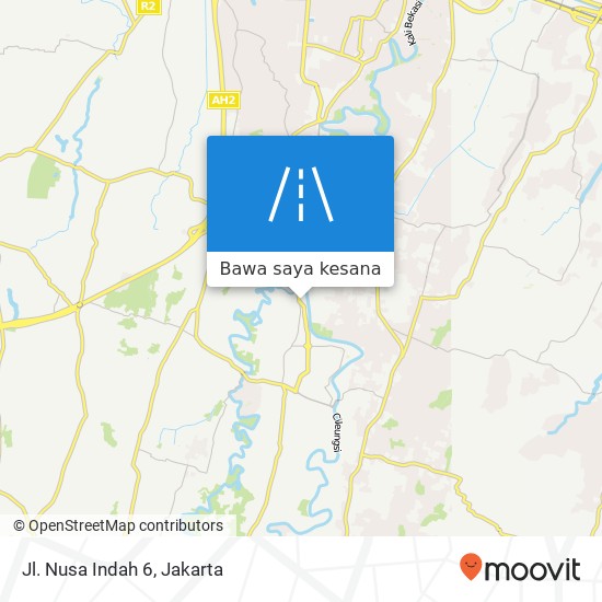 Peta Jl. Nusa Indah 6