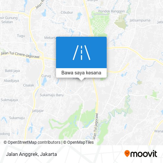 Peta Jalan Anggrek