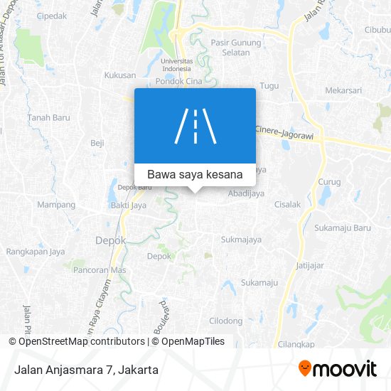 Peta Jalan Anjasmara 7