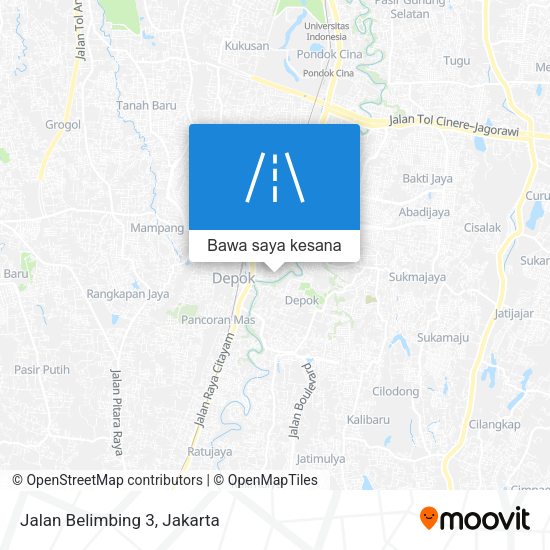 Peta Jalan Belimbing 3