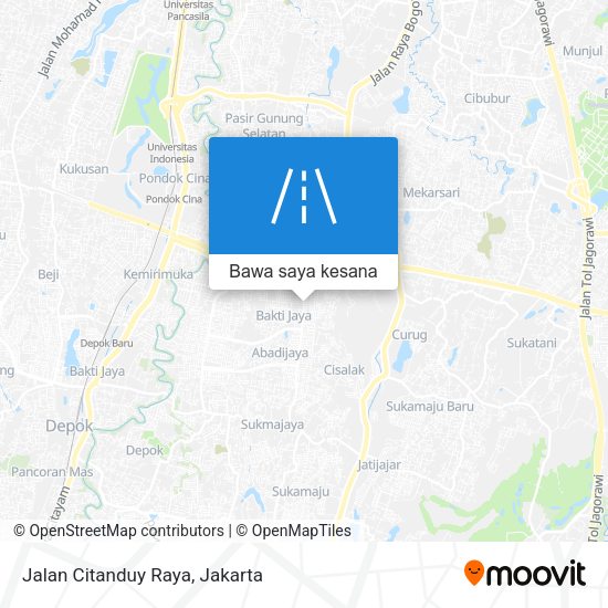 Peta Jalan Citanduy Raya