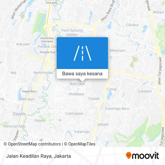 Peta Jalan Keadilan Raya