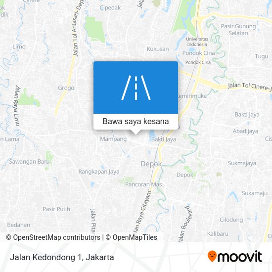 Peta Jalan Kedondong 1