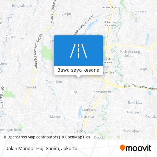 Peta Jalan Mandor Haji Sanim