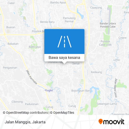 Peta Jalan Manggis