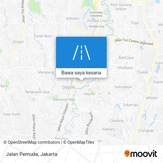 Peta Jalan Pemuda