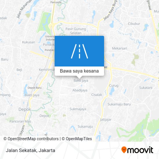 Peta Jalan Sekatak