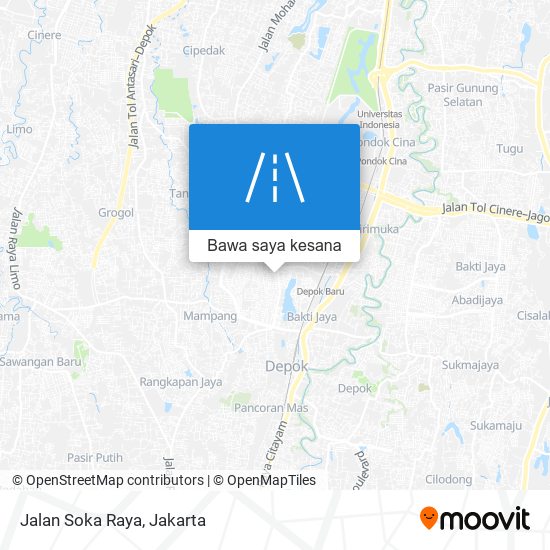 Peta Jalan Soka Raya