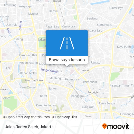 Peta Jalan Raden Saleh